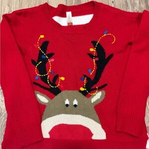 Red Reindeer Sweater